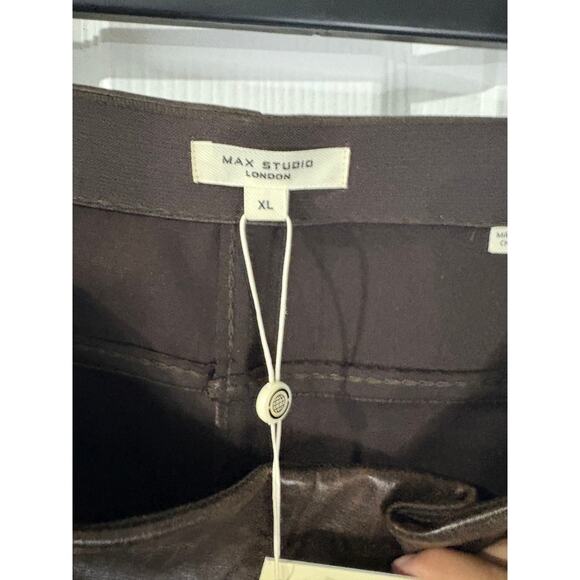 Max Studio London Skirt Brown Size XL - Picture 2 of 3